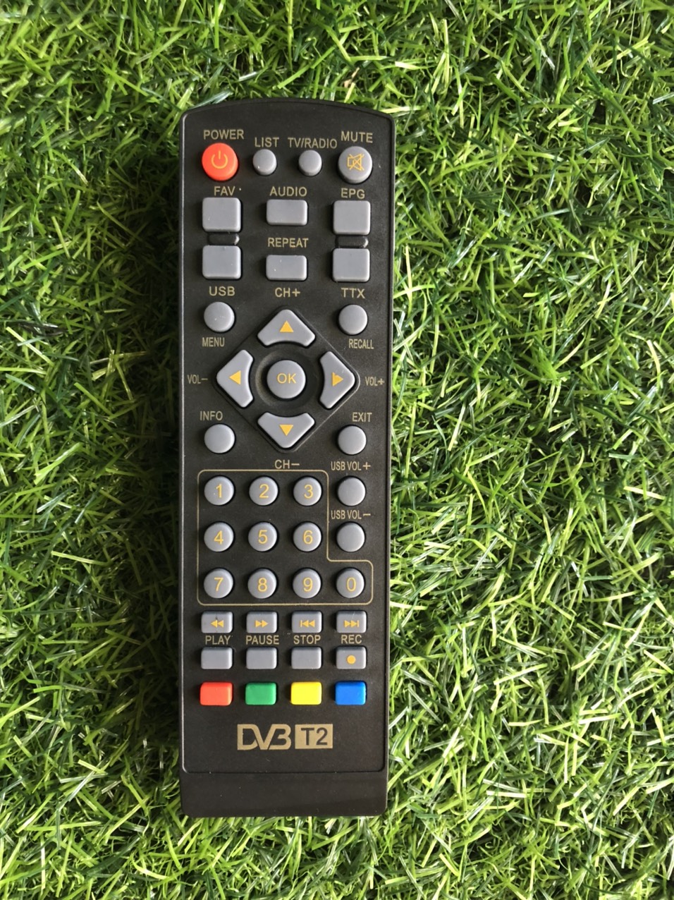 Điều khiển đầu DVB T2 ,Remote đầu truyền hình mặt đất DVB-T2