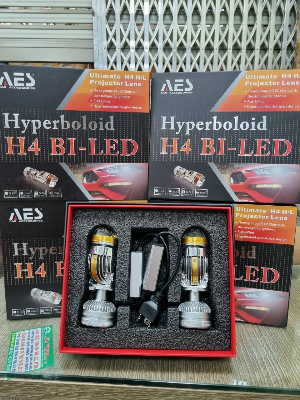 Bi LED mini AES Hyper H4 (hàng chính hãng loại 1 )