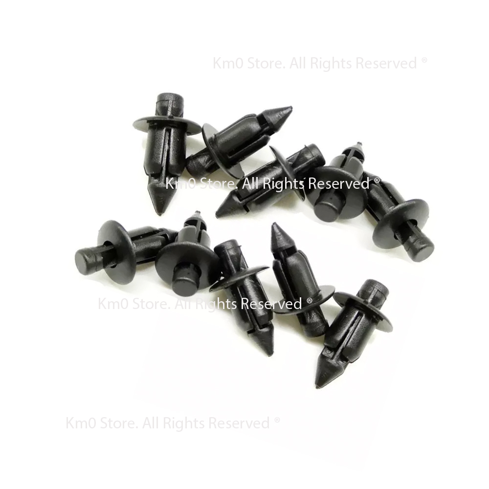 Bộ 05 Chốt Bấm Dàn Áo Xe Máy NHỰA ĐEN