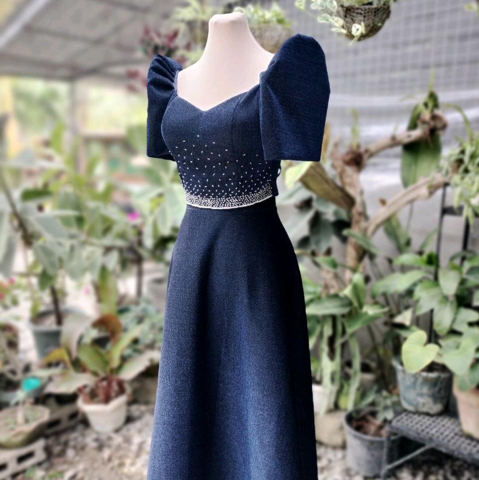 elegant modern filipiniana