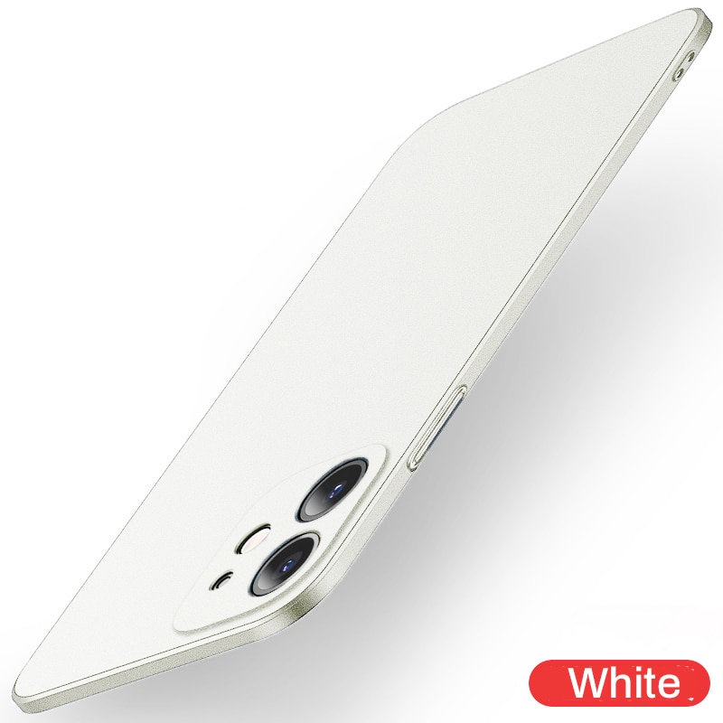 Luxury Matte Shockproof Hard PC Case For iPhone 14 pro 13 12 11 Pro MAX 14Plus Simple Ultra Thin Back Cover Capa