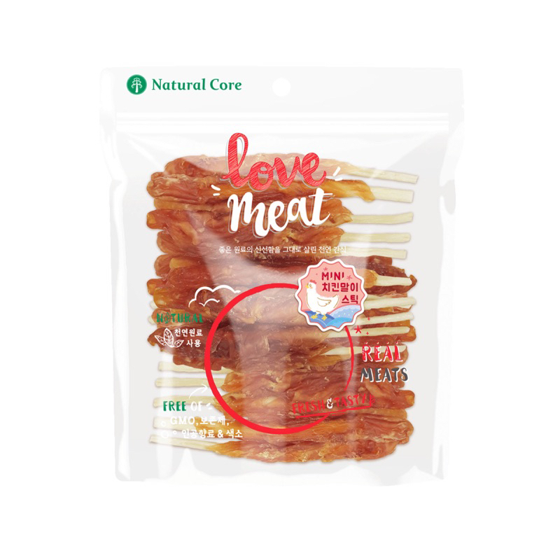 Thịt cuộn da bò chứa hàm lượng protein cao cho chó mèo - Natural Core