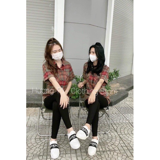 ÁO SƠ MI KẺ 2 TÚI PM 66
