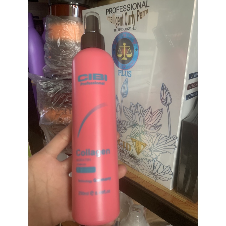 Xịt dưỡng tóc keratin hương nước hoa cibi 250ml
