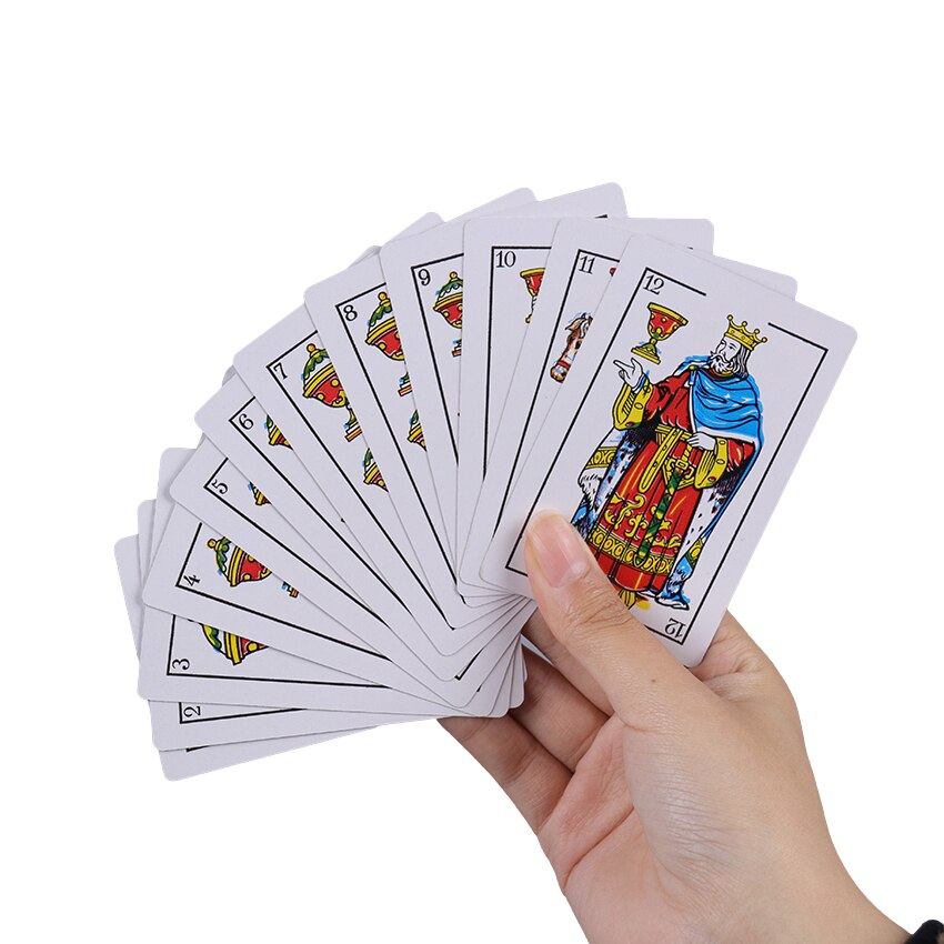 50 Cards Deck Spanish Playing Cards Magic Props Family Party Board Game Poker Cards Multiplayer Card Game