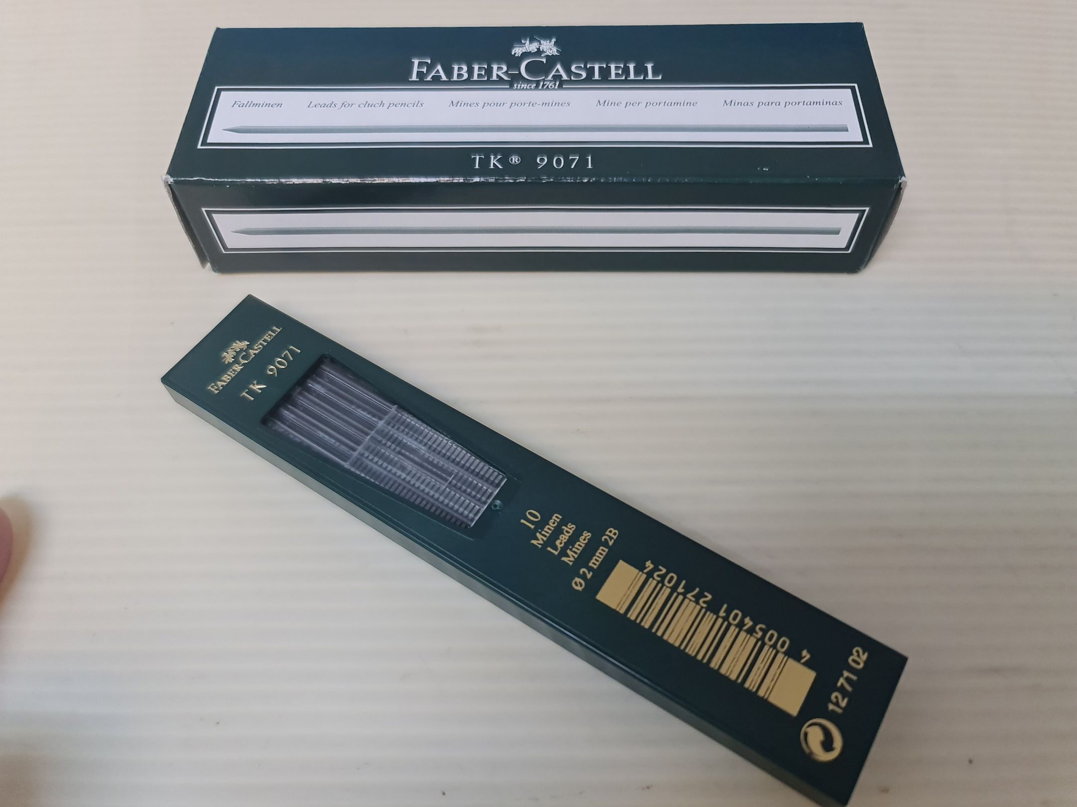 Portaminas Faber Castell TK9400 2mm. 2B