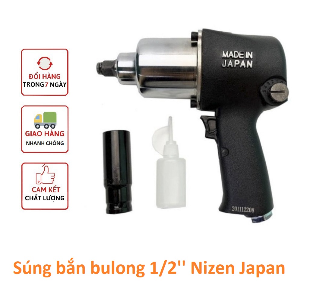 Máy BẮN ỐC 1/ 2 NIZEN JAPAN