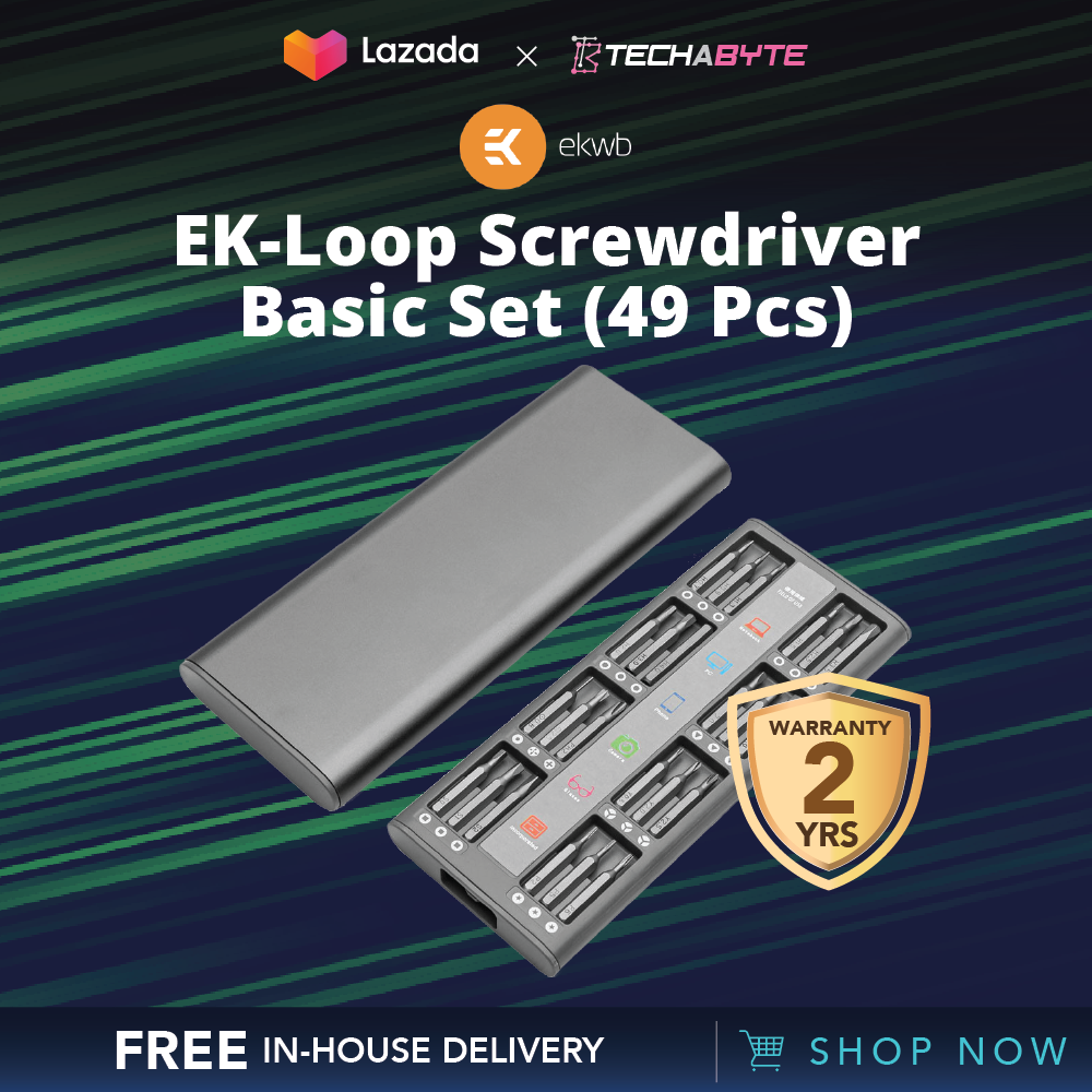EK-Loop Screwdriver Basic Set (49 Pcs) - EK Water Blocks