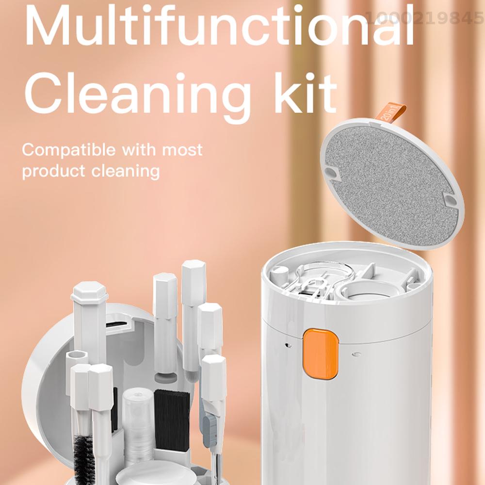 Cảm biến thông minh 20in1 đa chức năng máy tính máy ảnh bàn phím Tai nghe có mic BT Bộ vệ sinh điện thoại di động cổng sạc điện thoại loa làm sạch bộ bút