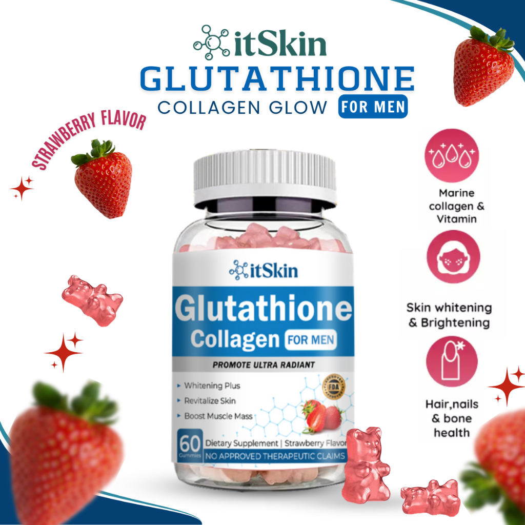 it skin glutathione collagen for men review Itskin - Itskin Glutathione Collagen Glow Gummies