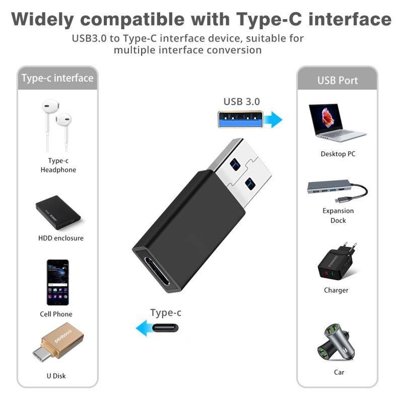 Đầu Chuyển Đổi USB 3.0 Sang Type-C USB 3.0 A Chuyên Dụng