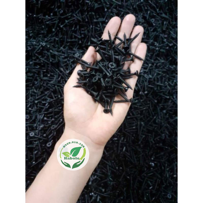 [Bịch 100g] Đinh vít đen dài 5cm bắn(bắt) thạch cao, đinh vít gỗ