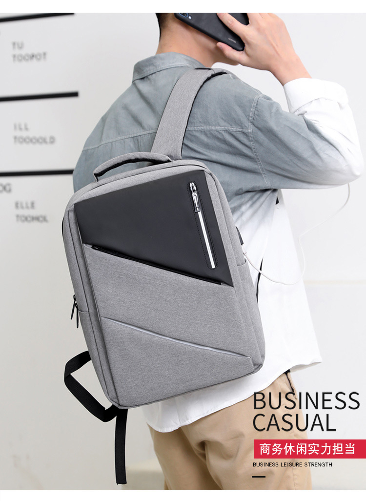 Cặp xách có kèm balo có phản quang văn phòng có sạt Kẻ Xéo Đôi có chống nước kép vào vali GH44