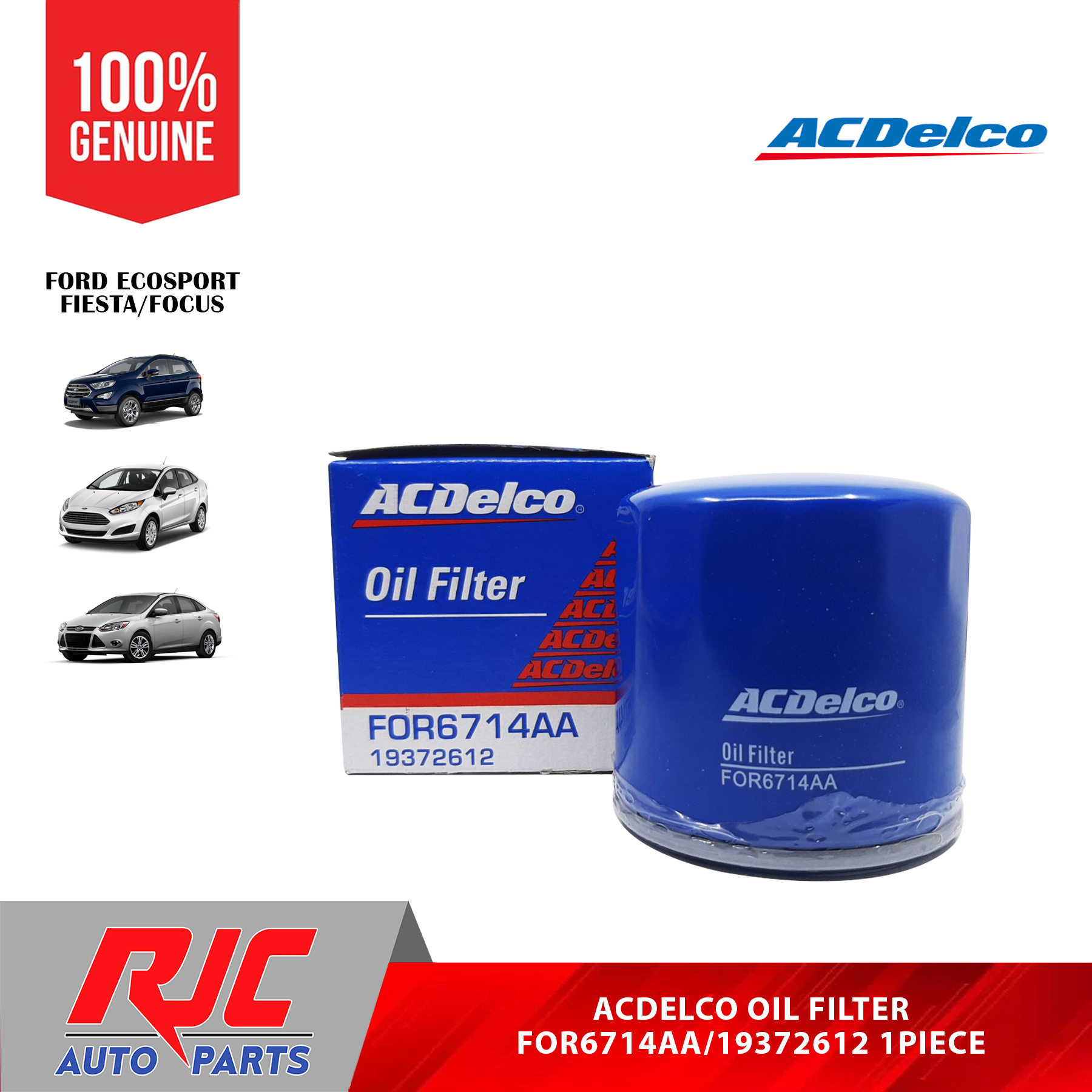 ACDelco For6714AA/EM5G6714AA/19372612 C421 Oil Filter For Ford