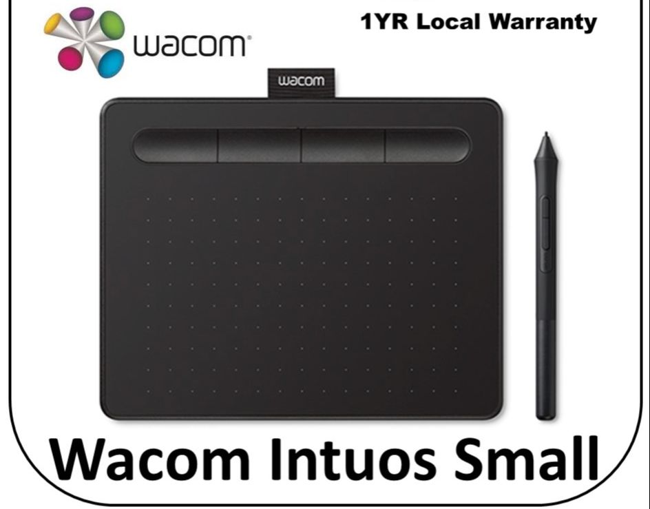 Wacom Intuos Small Black Non-Bluetooth (CTL-4100/K0-CX) with Free