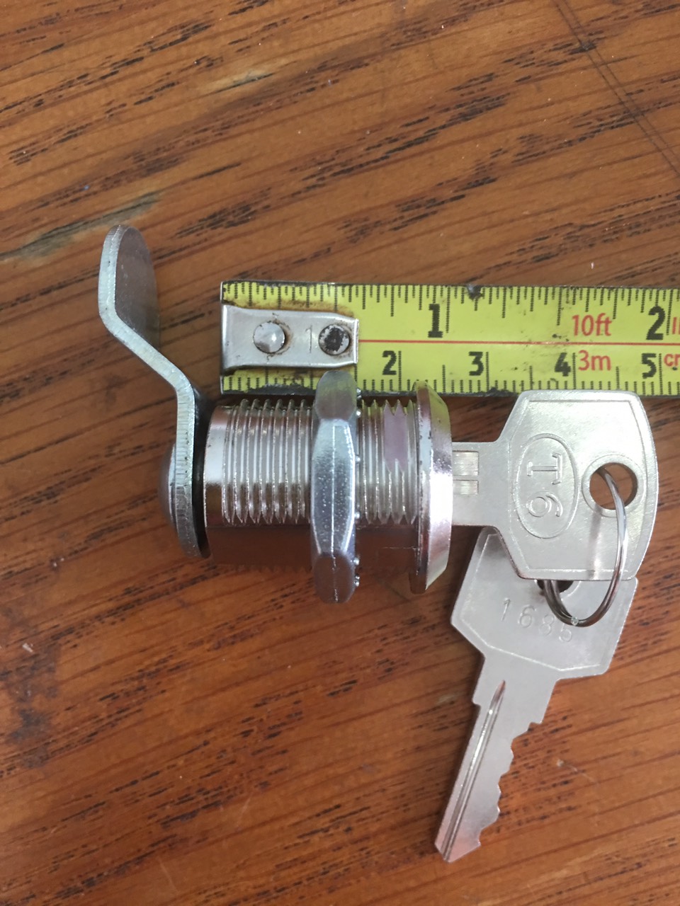 Khóa tủ locker T6-20MM Bas cong