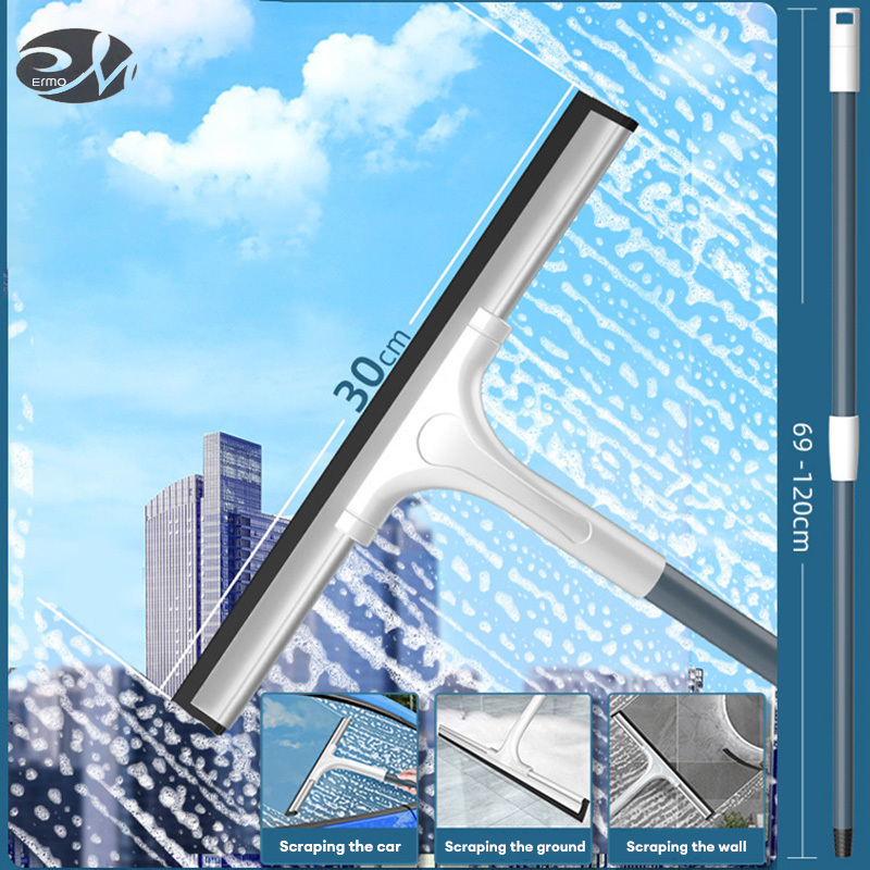 Multi functional office and household glass scraper, floor soft rubber glass scraper