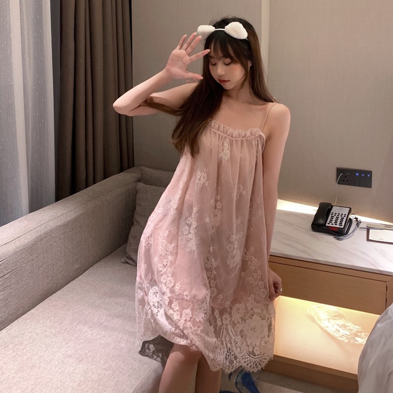 Váy Ngủ Nữ Ren Lưới