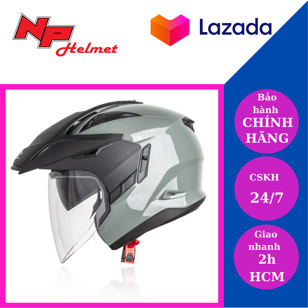 Zeus 613B - Nón Bảo Hiểm 3/4