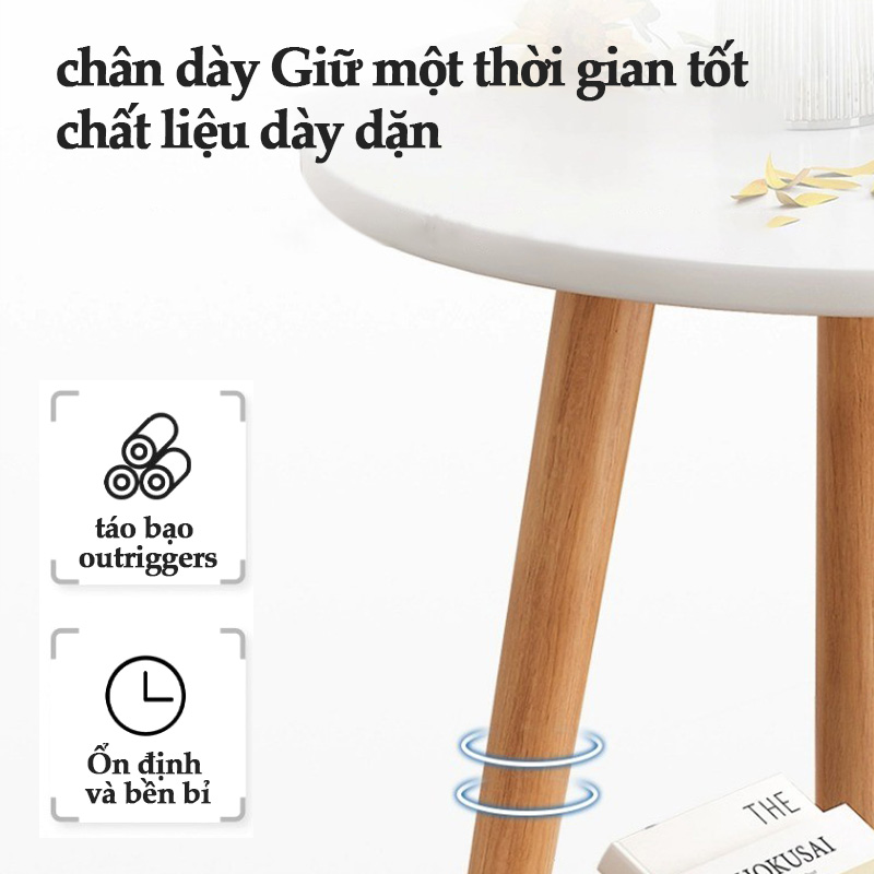 Bàn trà sofa hình tròn, nhiều kích thước và chiều cao