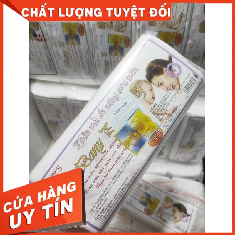 ♥️SỶ 5 GÓI♥️ Khăn Vải Khô Đa Năng PHÚ ĐẠT tinh khiết 99%