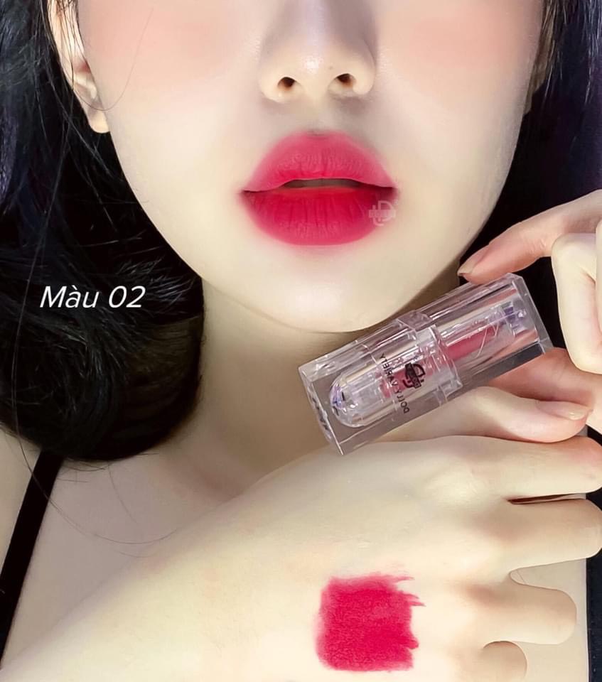 Son thỏi lì siêu mịn môi DOLLY VARIETY [Màu Đỏ hồng khô]