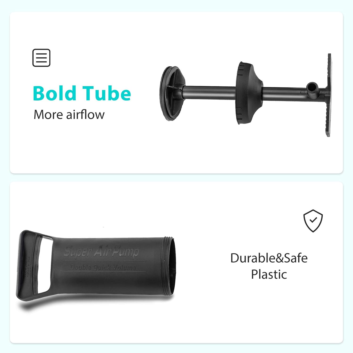 Multipurpose Air Hand Pump for Swimming Pools, Boats, Tubes, Tent, Balloons, etc. - Random Multicolor - Art # JS - AP-Bl90100 & SP90650-0003. 