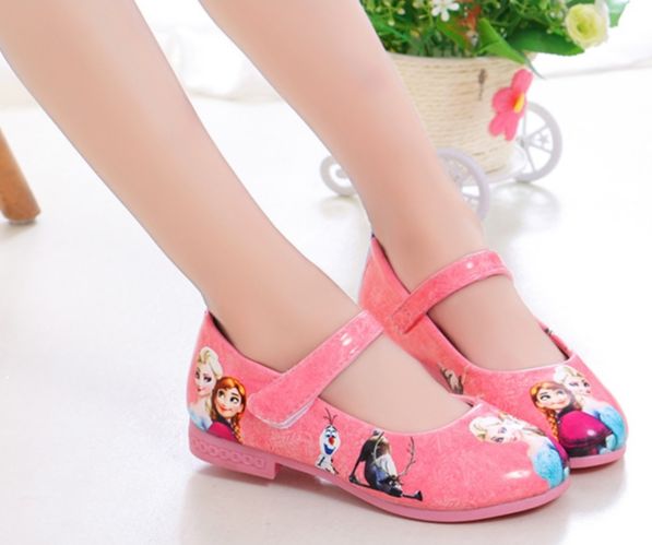Giày búp bê bé gái hình Elsa - Mẫu mới ON96