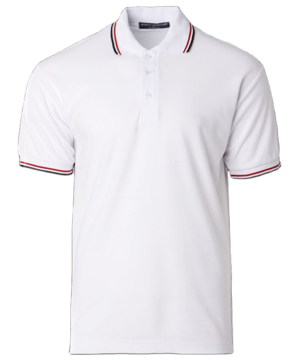 black and white polo