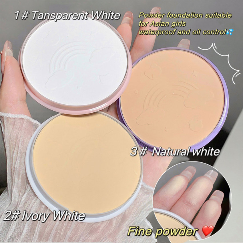 Oil Control Pressed Makeup Powder Matte Face Powder Long Lasting Flawless Setting Powder
