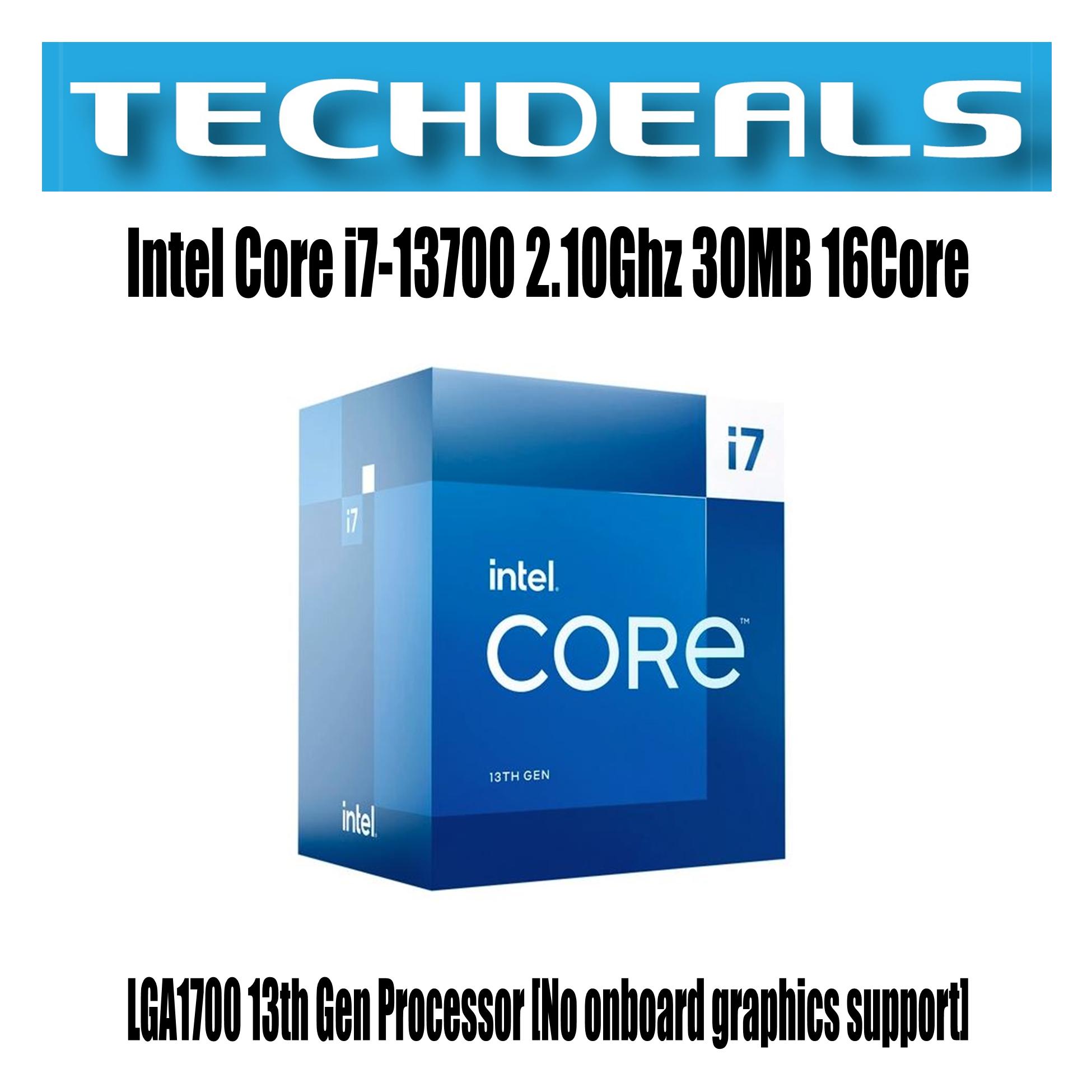 Intel Core i7-13700 2.10Ghz 30MB 16Core 24T LGA1700 13th Gen