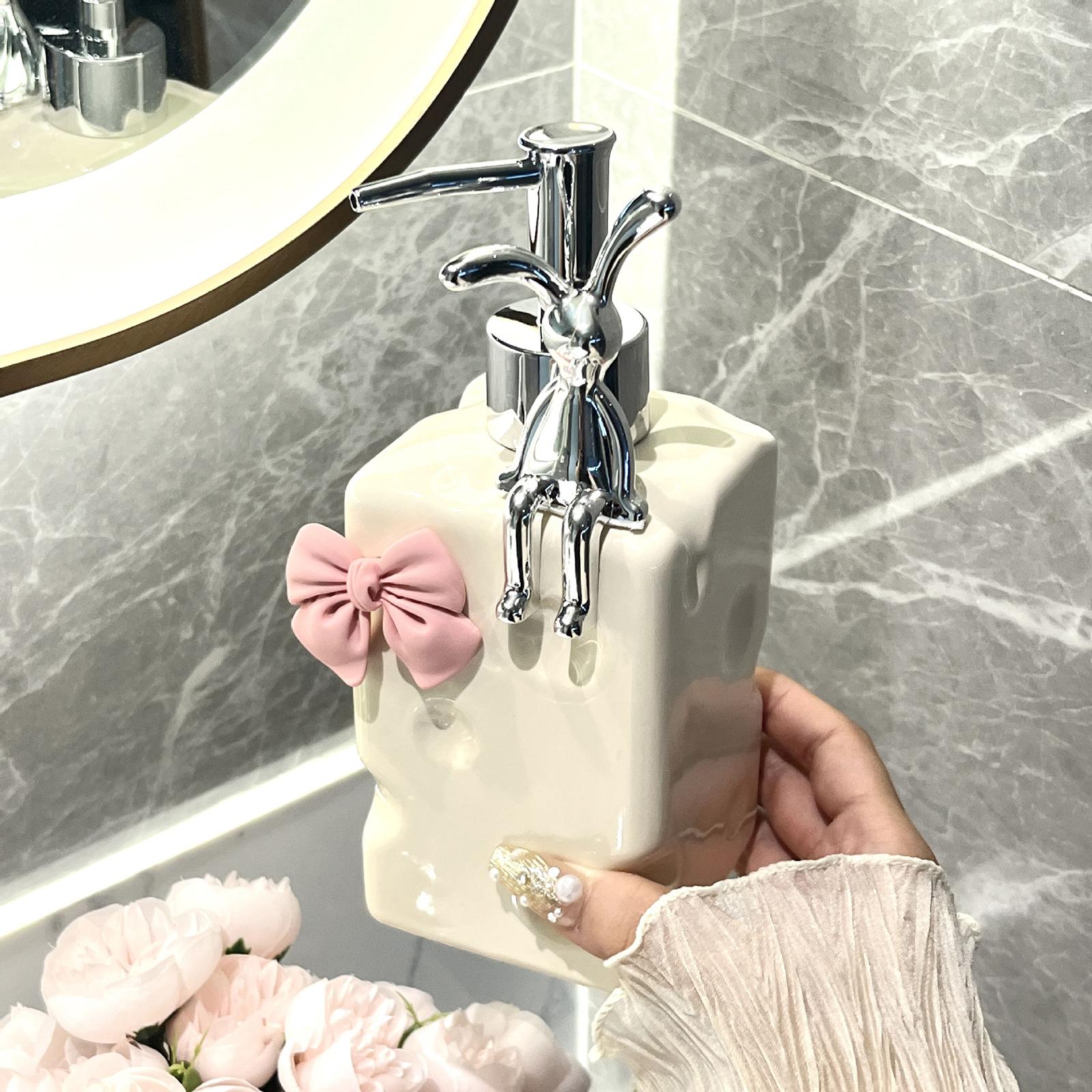 Taixer Xà phòng rửa tay bình đựng dung dịch bơm hộp đựng xà phòng mạnh mẽ Nordic rỗng bơm chai lotion cho Vanity nhà vệ sinh nhà hàng phòng tắm