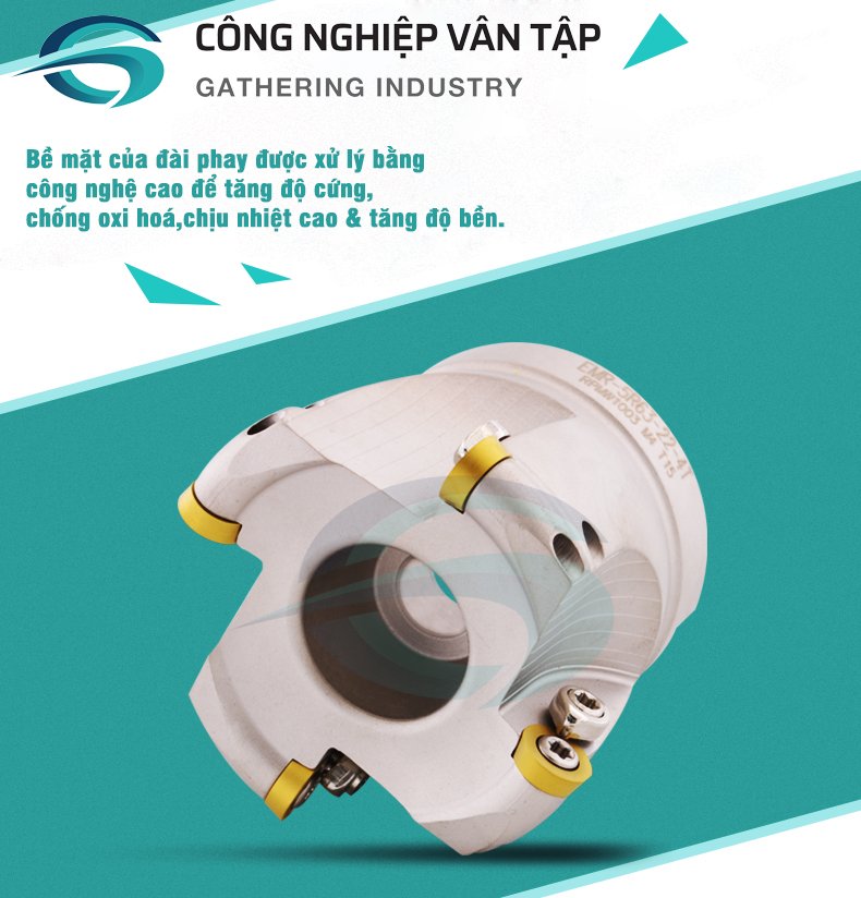 Đài phay gắn mảnh dao ERMW