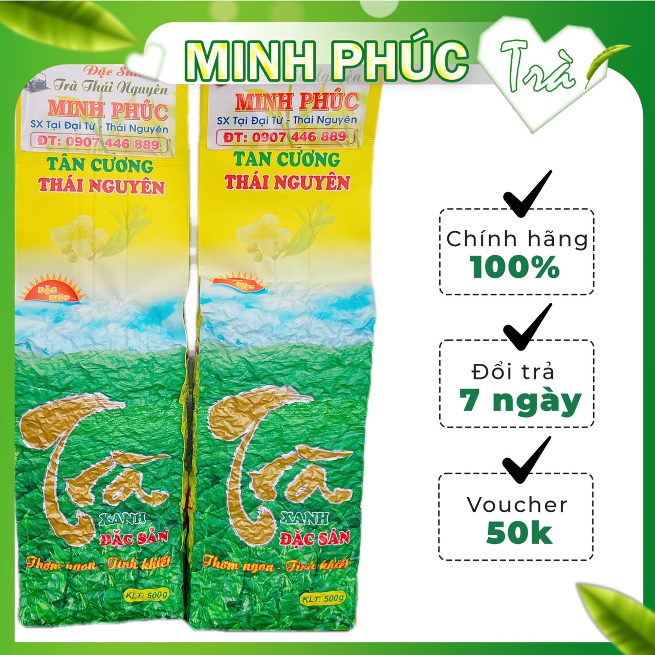 [TRÀ BẮC] 1KG TRÀ THÁI NGUYÊN ĐB-hút chân không