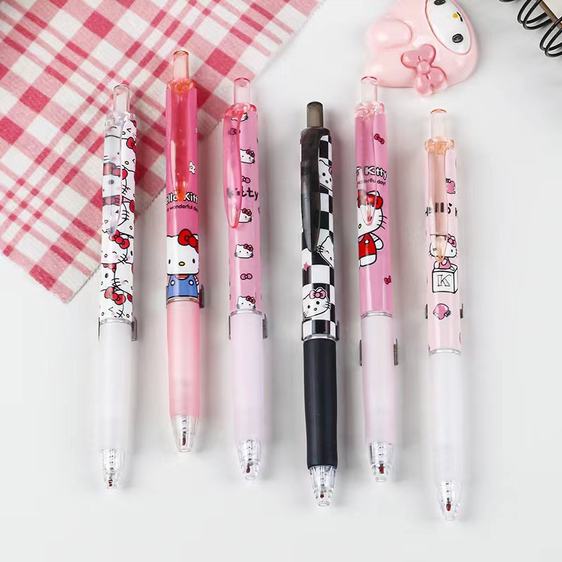 Sỉ lẻ bút bi hello kitty 0,5mm, bút viết mực ngòi bi 0.5mm hello kitty viết đẹp, rẻ, màu sắc thiết kế dễ thương