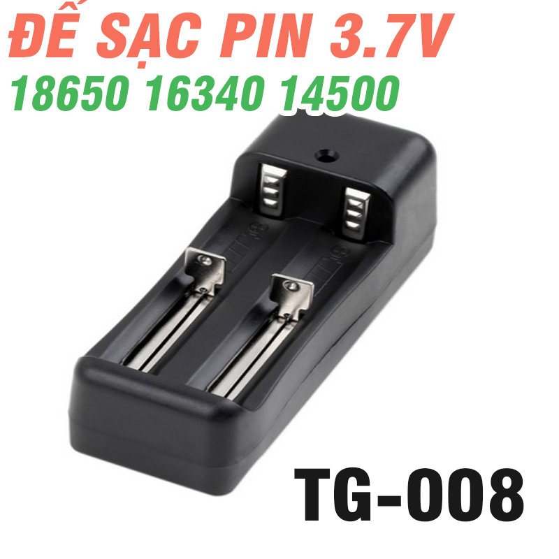 Sạc pin 3.7V 18650 sạc đồng thời 2 pin