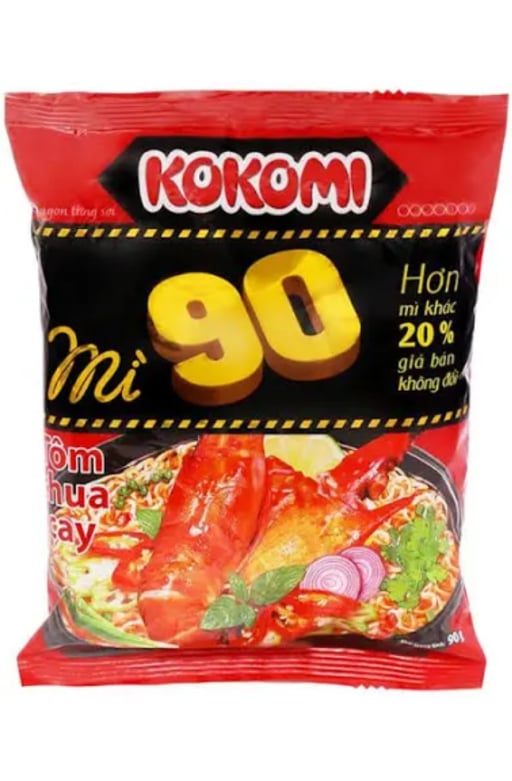 Mì Kokomi 90 tôm chua cay gói 90g