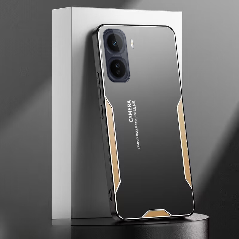 Phone case Vivo iqoo NEO 11 Aluminum Metal Matte Cover Soft Silicone Frame Camera Protection Cover For Back Cover iqoo NEO11 Case.