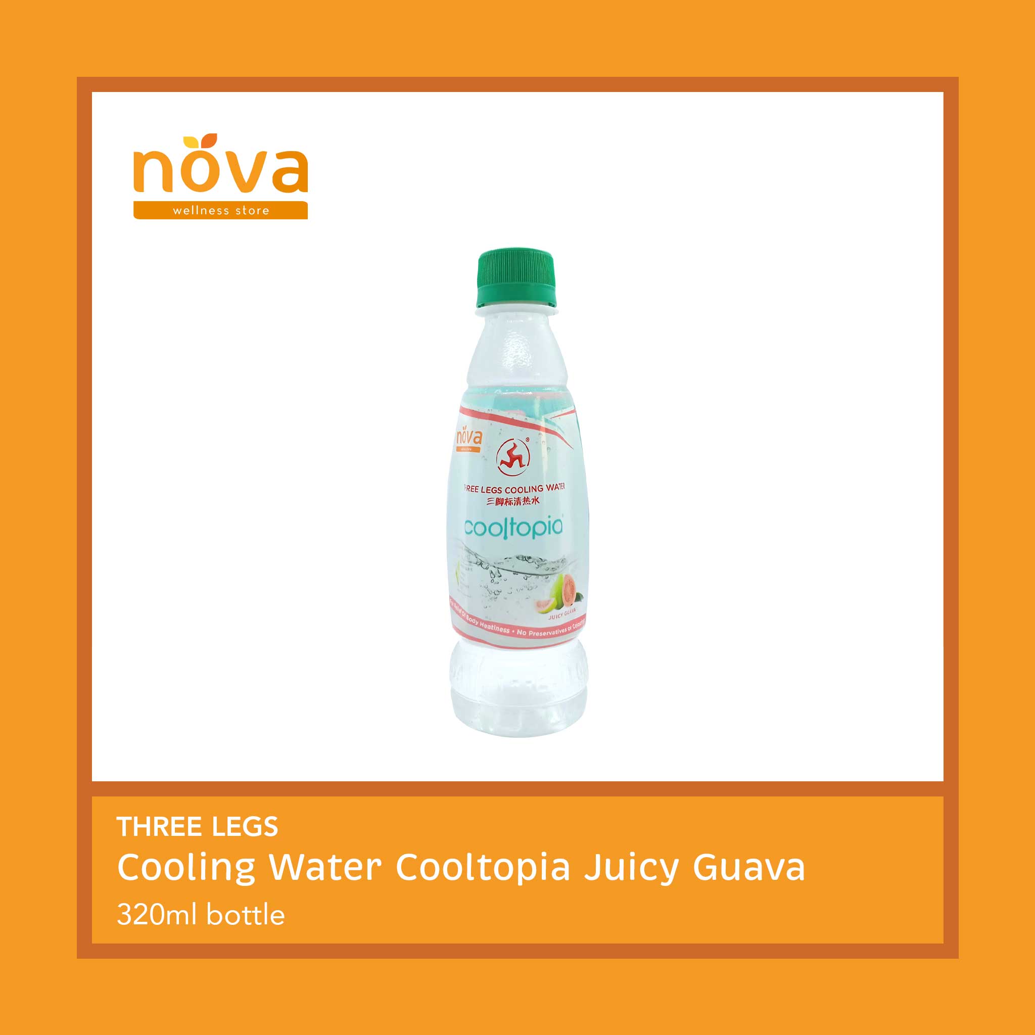 Three Legs Cooling Water Cooltopia Juicy Guava 320ml (bottle) Lazada PH