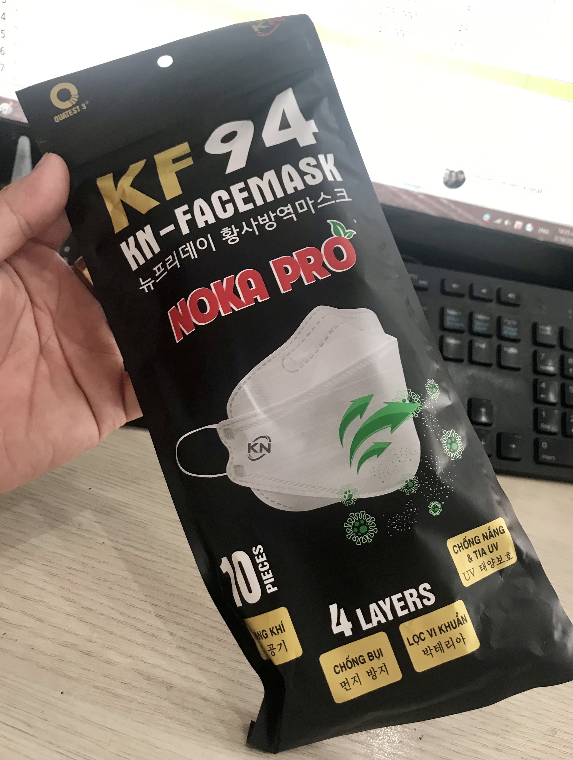 Khẩu trang KF94 Noka Pro