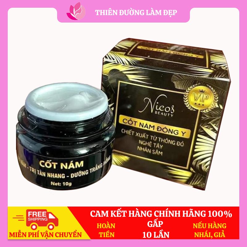 Kem cốt nám đông y nicos chiết xuất thông đỏ, nghệ tây, nhân sâm 10g