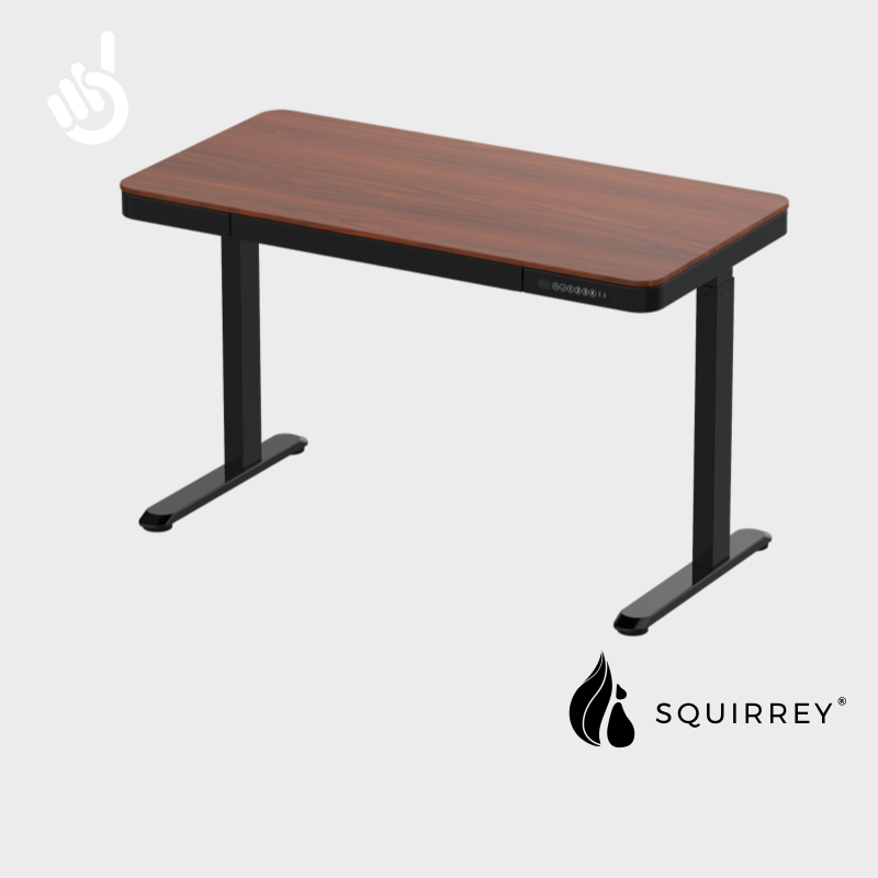 Squirrey Electric Height Adjustable Desk Executive Edition [ Wood