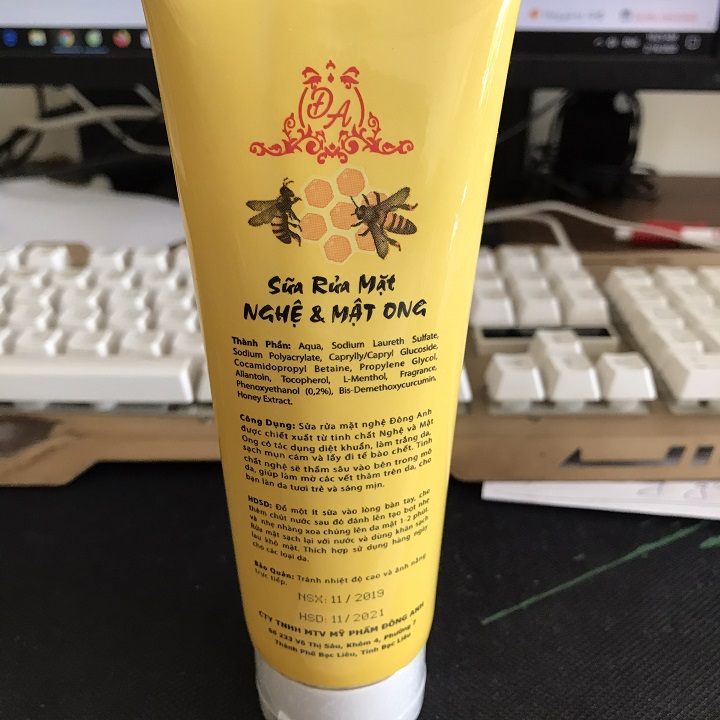 [HCM] Sữa rửa mặt nghệ và mật ong collagen x3