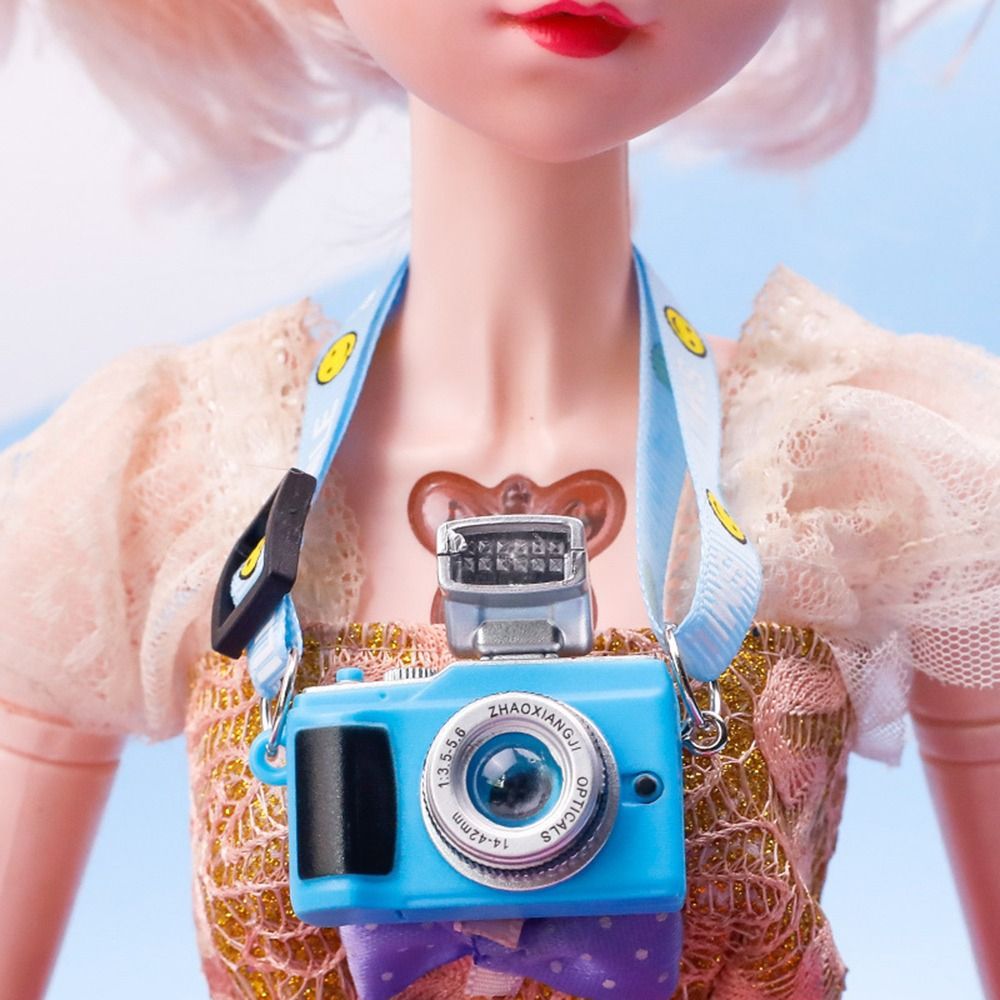 Labubu Mini Camera Playing House 1/6 1/8 Miniature Dolls Camera for Labubu Time To Chill ...
