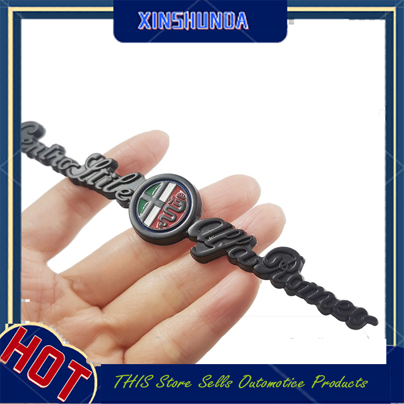 Xsd 1 x metal alfa romeo logo car auto decorative side rear emblem sticker badge decal alfa romeo