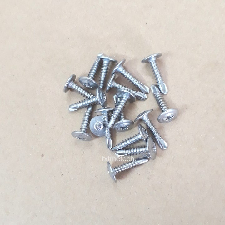 Vít tự khoan đầu dù inox 410 M4 (1kg)