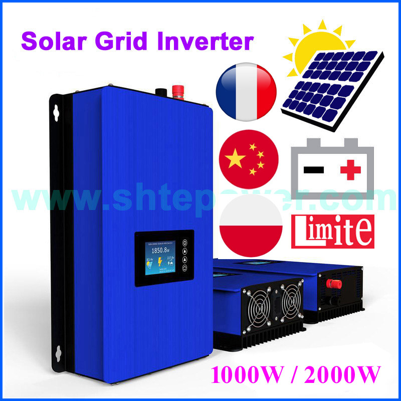 Sieme 1000W 2000W Solar Panels Battery on Grid Tie Inverter