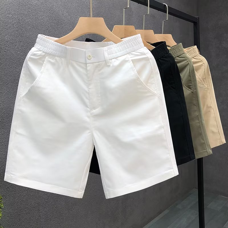 Quần short nam KAKI GIÓ cạp chun pha cúc trẻ trυng