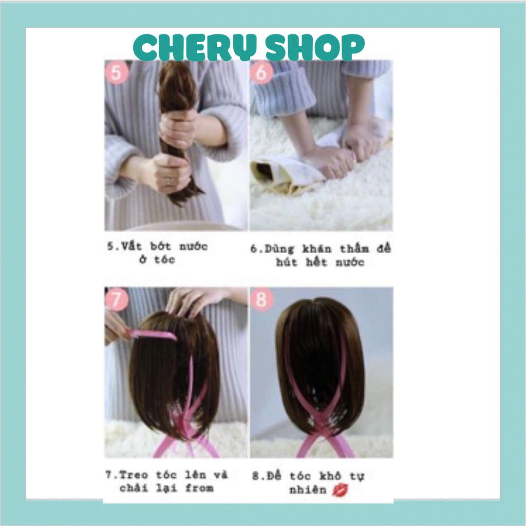 xịt dưỡng tóc giả dùng cho tóc giả suôn mượt