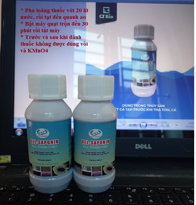 Diệt cá tạp Saponin 100ml cho cá